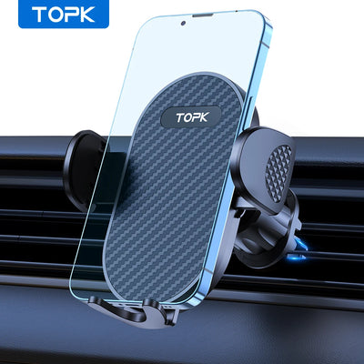Car Phone Holder Mount,[Upgraded Support Function] Metal Hook Cell Phone Holder for Car Air Vent Compatible with All Phone